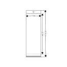 PP ragasztócsíkos celofán tasak jellegű BOPP tasak akasztóval 7x22 cm - átlátszó (1000 db-os csomagolás) PP ragasztócsíkos celofán tasak jellegű BOPP tasak akasztóval 7x22 cm - átlátszó (1000 db-os csomagolás)