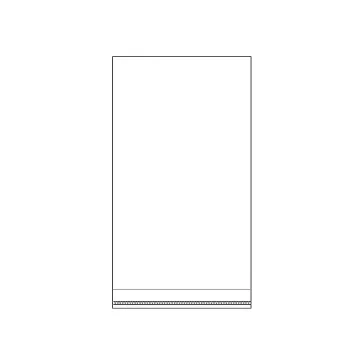   PP ragasztócsíkos celofán tasak jellegű BOPP tasak 11x20 c - átlátszó (21000 db-os csomagolás)