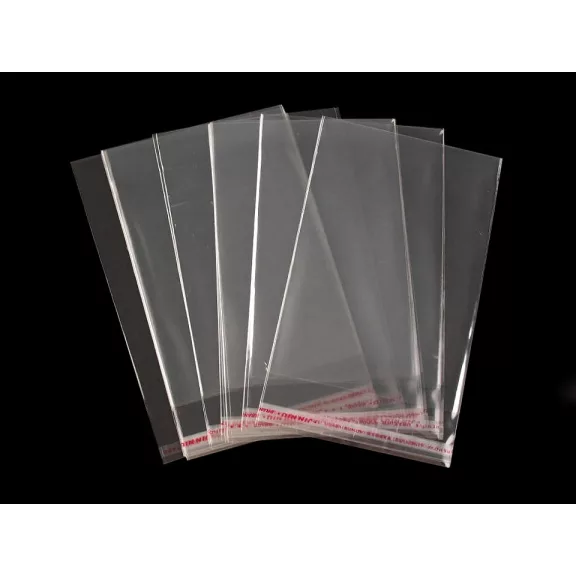 PP ragasztócsíkos celofán tasak jellegű BOPP tasak 10x14 cm - átlátszó (3000 db-os csomagolás) PP ragasztócsíkos celofán tasak jellegű BOPP tasak 10x14 cm - átlátszó (3000 db-os csomagolás)