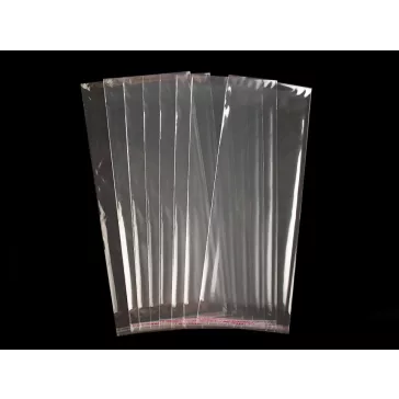   Ragasztócsíkos celofán tasak jellegű BOPP tasak 13x33 cm - átlátszó (1000 db-os csomagolás)