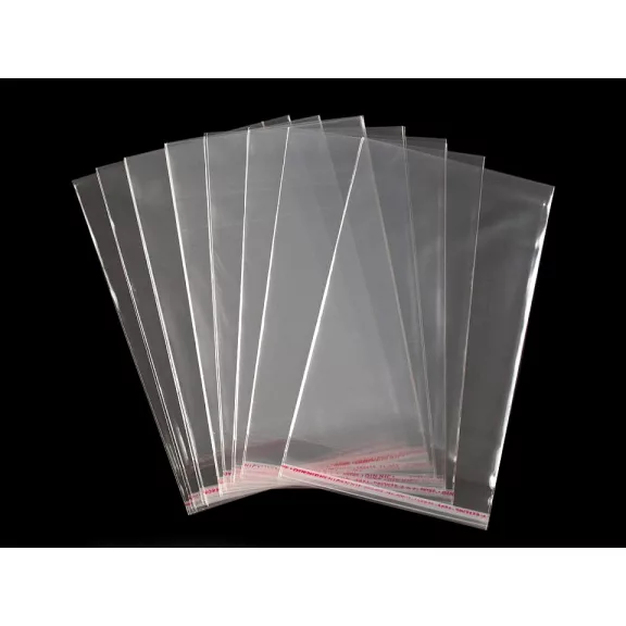 PP ragasztócsíkos celofán tasak jellegű BOPP tasak 13x20 cm - átlátszó (2000 db-os csomagolás) PP ragasztócsíkos celofán tasak jellegű BOPP tasak 13x20 cm - átlátszó (2000 db-os csomagolás)
