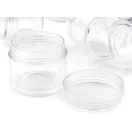 Műanyag tégely 3,2x3,8 cm csavaros - Transparent (12 db-os csomagolás) Műanyag tégely 3,2x3,8 cm csavaros - Transparent (12 db-os csomagolás)