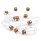 Üvegcse parafadugóval 20x40 mm - Transparent (20 fiola) Üvegcse parafadugóval 20x40 mm - Transparent (20 fiola)