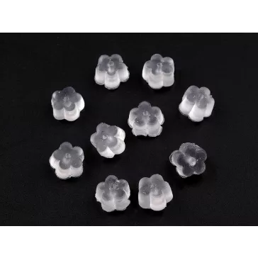   Fülbevaló hátsó szilikon 3x5 mm-es - Transparent (180 g-os csomagolás)