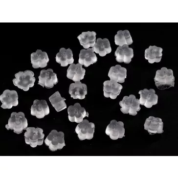   Fülbevaló hátsó szilikon 3x5 mm-es - Transparent (180 g-os csomagolás)