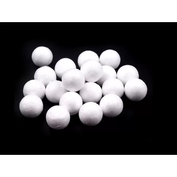Porisztirol kör Ø1,5 cm - fehér (1000 db-os csomagolás) Porisztirol kör Ø1,5 cm - fehér (1000 db-os csomagolás)