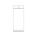 PP ragasztócsíkos celofán tasak jellegű BOPP tasak akasztóval 6x15 cm fényes - átlátszó (400 db-os csomagolás) PP ragasztócsíkos celofán tasak jellegű BOPP tasak akasztóval 6x15 cm fényes - átlátszó (400 db-os csomagolás)