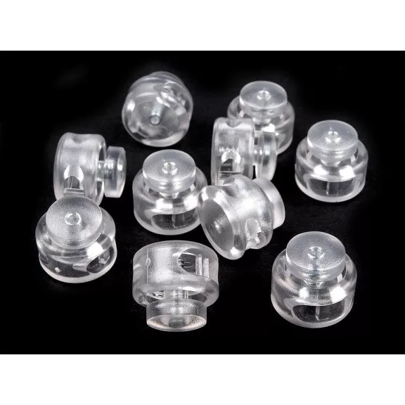 Rugós, zsinór szabályozó, zsinórvég 13x15 mm malacka - 1 átlátszó (40 db-os csomagolás) Rugós, zsinór szabályozó, zsinórvég 13x15 mm malacka - 1 átlátszó (40 db-os csomagolás)