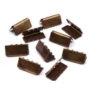 Fém szalagvég 20 mm zsinórvég - 1 nikkel (100 db-os csomagolás) Fém szalagvég 20 mm zsinórvég - 1 nikkel (100 db-os csomagolás)