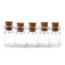 Üvegcse 13x25 mm parafa dugóval - Transparent (40 fiola) Üvegcse 13x25 mm parafa dugóval - Transparent (40 fiola)