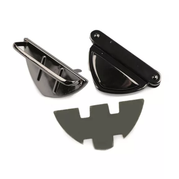 Táska kapocs 50x20 mm - 2 nikkel fekete (1 szett) Táska kapocs 50x20 mm - 2 nikkel fekete (1 szett)