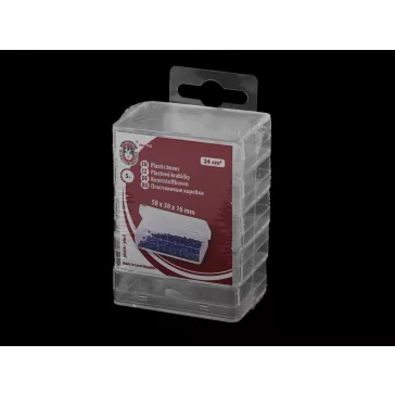   Műanyag doboz 3,8x5,8x1,6 cm53x90 mm - Transparent (5 db-os csomagolás)