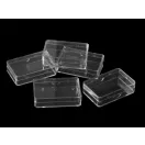 Műanyag doboz 3,8x5,8x1,6 cm53x90 mm - Transparent (5 db-os csomagolás)