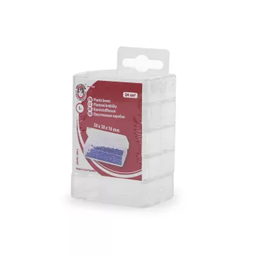   Műanyag doboz 3,8x5,8x1,6 cm53x90 mm - Transparent (60 db-os csomagolás)