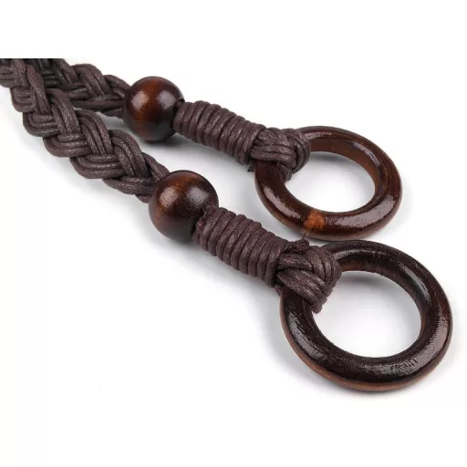 Fonott táskafül hossza 48-50 cm karikával