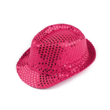 Flitteres kalap - 4 pink (1 db-os csomagolás)