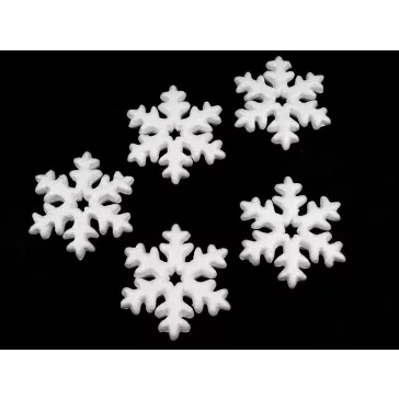   Hungarocell hópehely Ø10 cm polisztirol - fehér (1 zacskó)