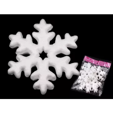   Hungarocell hópehely Ø10 cm polisztirol - fehér (30 zacskó)