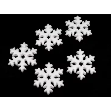   Hungarocell hópehely Ø10 cm polisztirol - fehér (30 zacskó)