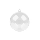 Átlátszó műanyag gömb Ø6 cm 2 részes - 1 Transparent (12 db-os csomagolás) Átlátszó műanyag gömb Ø6 cm 2 részes - 1 Transparent (12 db-os csomagolás)