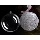 Átlátszó műanyag gömb Ø8,5 cm 2 részes - 1 Transparent (12 db-os csomagolás) Átlátszó műanyag gömb Ø8,5 cm 2 részes - 1 Transparent (12 db-os csomagolás)