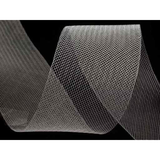Lószőr krinolin ruhamerevítő, fascinátor készítése szélessége 4,5 cm