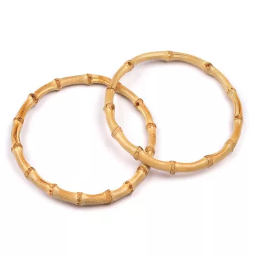   Bambusz táskafül Ø15 cm - 2 bambusz (20 db-os csomagolás)