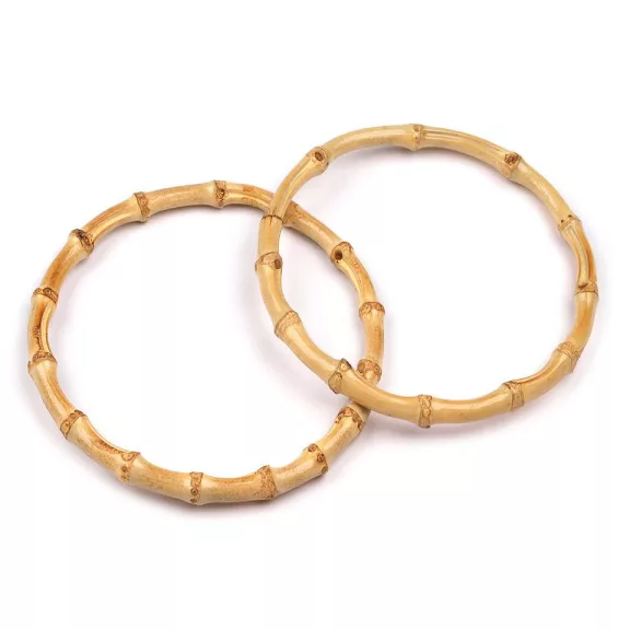 Bambusz táskafül Ø15 cm - 2 bambusz (20 db-os csomagolás) Bambusz táskafül Ø15 cm - 2 bambusz (20 db-os csomagolás)