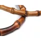 Bambusz táskafül Ø15 cm vékony
