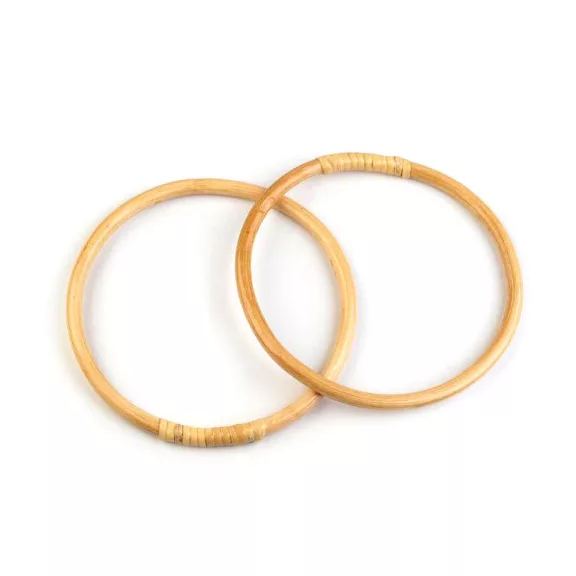 Bambusz táskafül / álomfogó Ø15; / külső méret - 1 (15 cm) világos bambusz (1 db-os csomagolás) Bambusz táskafül / álomfogó Ø15; / külső méret - 1 (15 cm) világos bambusz (1 db-os csomagolás)