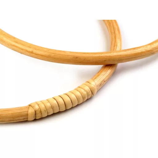 Bambusz táskafül / álomfogó Ø15; / külső méret