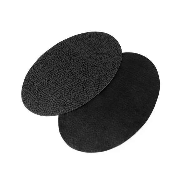 Felvasalható folt ekobőrből 12x18 cm - 6 fekete (3 zacskó) Felvasalható folt ekobőrből 12x18 cm - 6 fekete (3 zacskó)