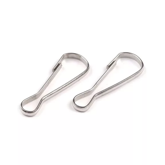 Karabiner 8x23 mm - nikkel (100 db-os csomagolás) Karabiner 8x23 mm - nikkel (100 db-os csomagolás)