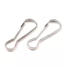 Karabiner 10x32 mm-es delfinkapocs - 1 nikkel (100 db-os csomagolás) Karabiner 10x32 mm-es delfinkapocs - 1 nikkel (100 db-os csomagolás)