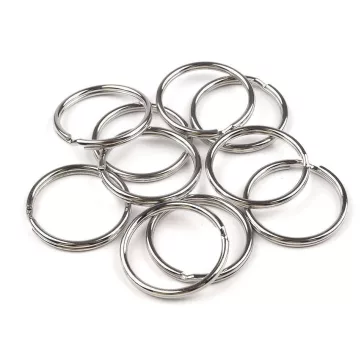 Kulcskarika Ø28 mm - nikkel (300 db-os csomagolás)