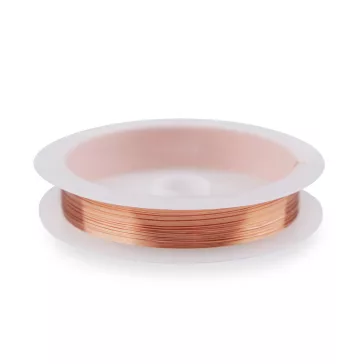  Dekorációs drót réz Ø0,3 mm, 10 m tekercs - 5 rézsárga (30 db-os csomagolás)