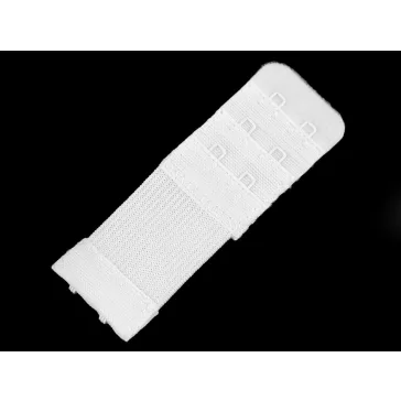   Melltartó hosszabító szélessége 30 mm 2 soros rugalmas - 1 fehér (50 db-os csomagolás)