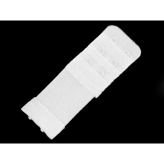Melltartó hosszabító szélessége 30 mm 2 soros rugalmas - 1 fehér (10 db-os csomagolás) Melltartó hosszabító szélessége 30 mm 2 soros rugalmas - 1 fehér (10 db-os csomagolás)
