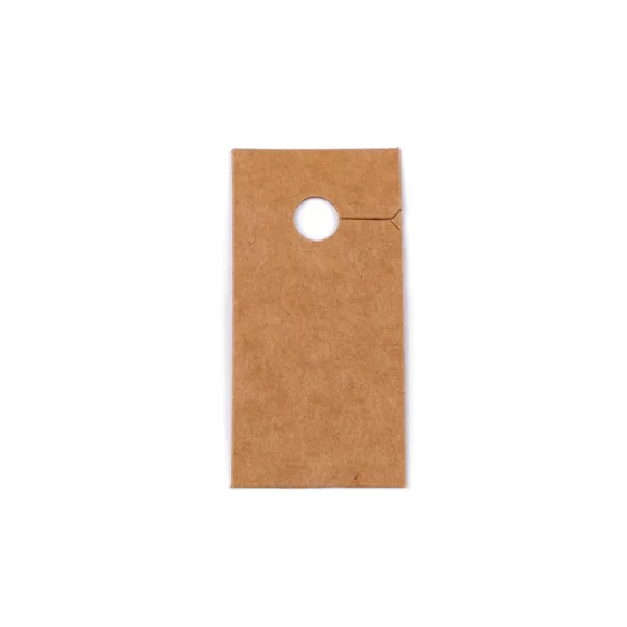 Cipzár függő 30x60 mm papír - natural (1000 db-os csomagolás) Cipzár függő 30x60 mm papír - natural (1000 db-os csomagolás)