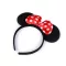 Maszkabáli hajpánt Minnie Mouse - 4 piros nagy pöttyök (1 db-os csomagolás)