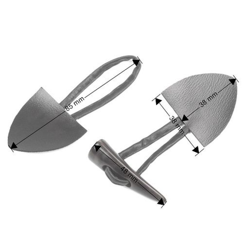 Divatos kapocs / szarv