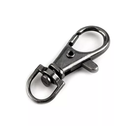 Fém forgós karabíner 10 mm-es befűző