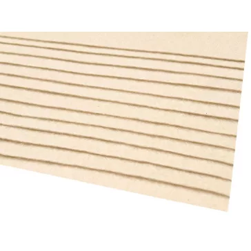   Dekoratív filc textilből / puha filc 20x30 cm - 8 (F33) világos bézs (12 db-os csomagolás)