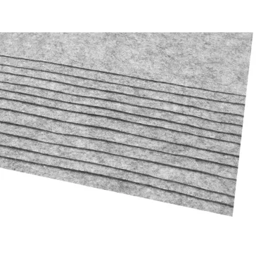   Dekoratív filc textilből / puha filc 20x30 cm - 9 (F92) világosszürke melír (48 db-os csomagolás)