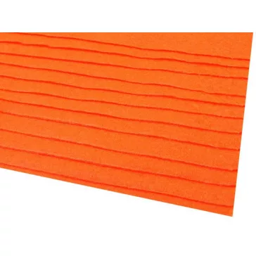   Dekoratív filc textilből / puha filc 20x30 cm - 16 (F59) narancssárga reflex (48 db-os csomagolás)
