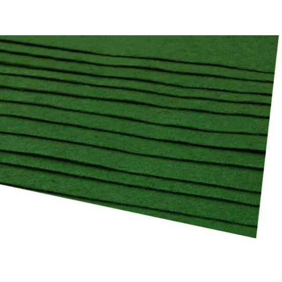 Dekoratív filc textilből / puha filc 20x30 cm - 28 (F27) zöld karácsonyi (48 db-os csomagolás) Dekoratív filc textilből / puha filc 20x30 cm - 28 (F27) zöld karácsonyi (48 db-os csomagolás)