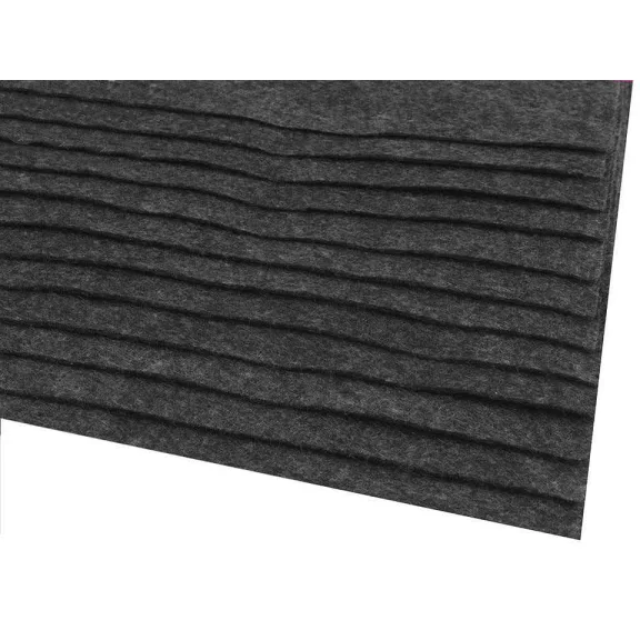 Dekoratív filc textilből / puha filc 20x30 cm - 32 (F93) zavarosszürke melír (48 db-os csomagolás) Dekoratív filc textilből / puha filc 20x30 cm - 32 (F93) zavarosszürke melír (48 db-os csomagolás)