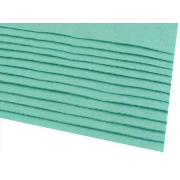   Dekoratív filc textilből / puha filc 20x30 cm - 33 (F71) türkiszzöld (48 db-os csomagolás)