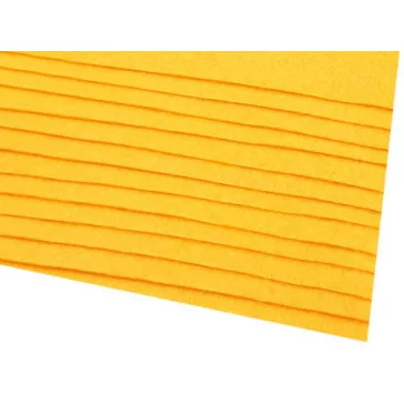   Dekoratív filc textilből / puha filc 20x30 cm - 41 (F38) mustárszínű (2 db-os csomagolás)
