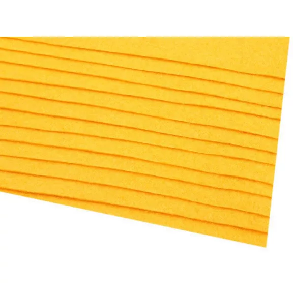 Dekoratív filc textilből / puha filc 20x30 cm - 41 (F38) mustárszínű (48 db-os csomagolás) Dekoratív filc textilből / puha filc 20x30 cm - 41 (F38) mustárszínű (48 db-os csomagolás)